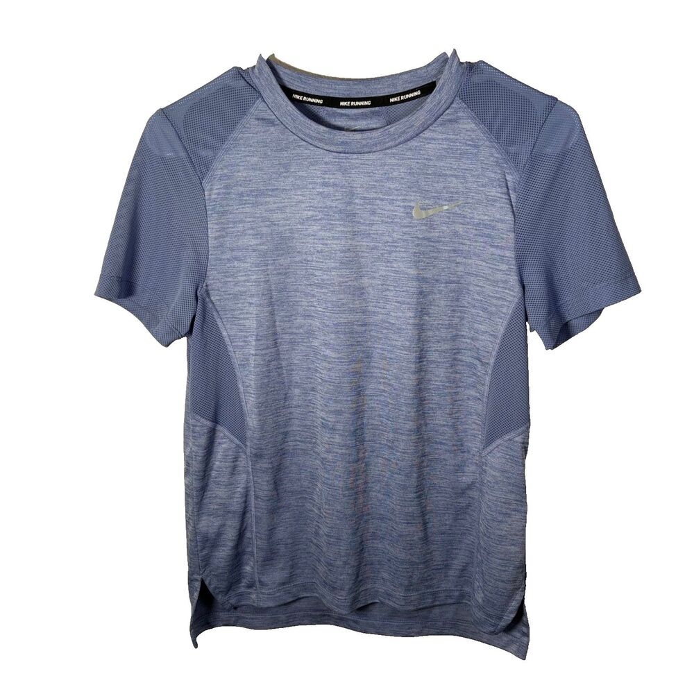 Nike T-Shirt Women's Small Blue Short Sleeve Dri-Fit Running Active Shirt